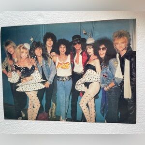 Vintage Cinderella pinup with Jon and Richie